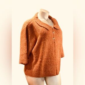 Polagram 3/4 Sleeve Sweater NWT